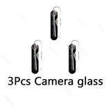 three camera glass with a black and white image of three different cameras