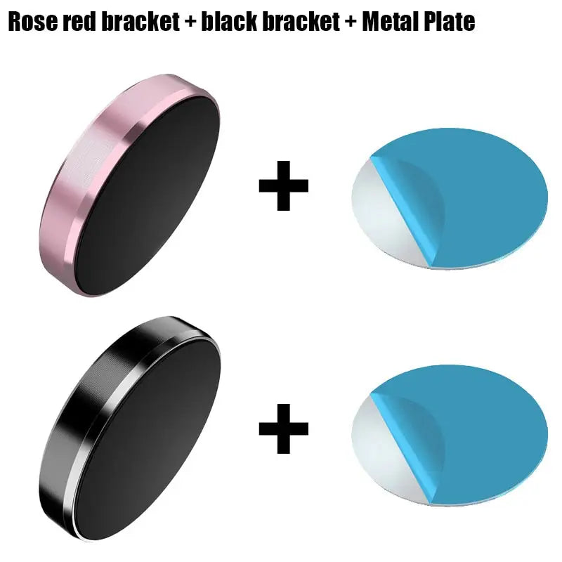 a blue and pink metal ring with a black and white ring