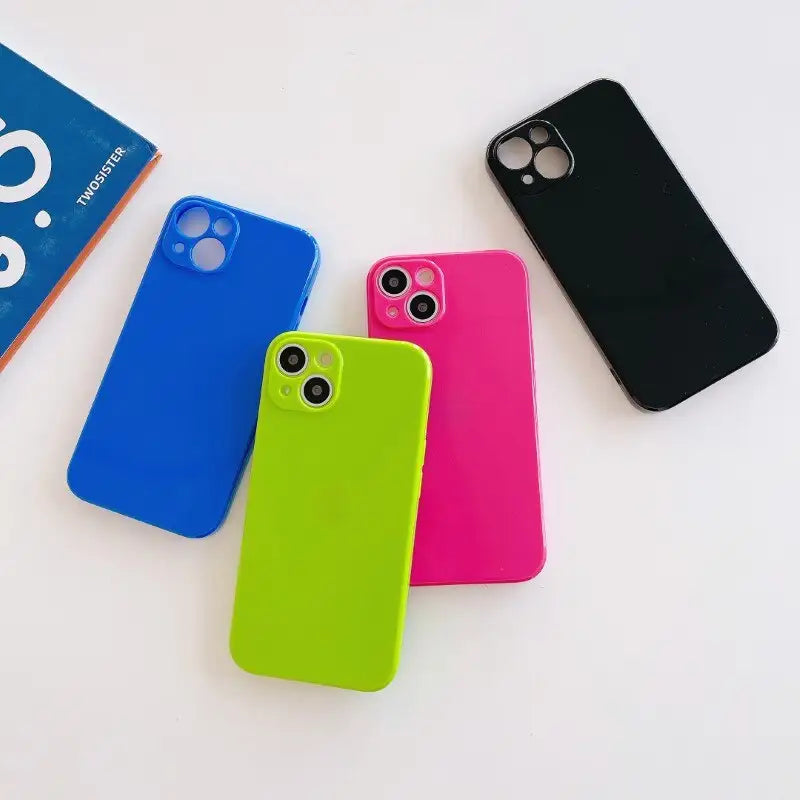 three different colored cases for the iphone