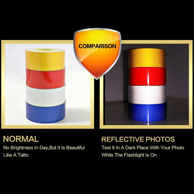 a picture of a yellow, red and blue striped tape