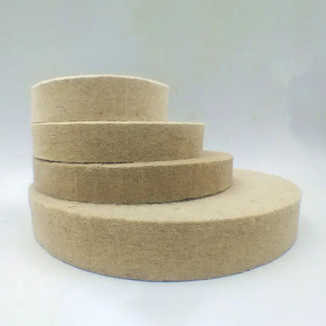 a stack of three round concrete blocks