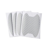 three white sheets of paper with a pattern on them
