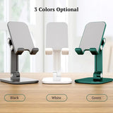 the three different positions of the desk stand