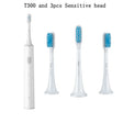 Three toothbrushs with the words’100 and sensitive ’