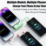 three different types of mobile phones with the text, multiple modes, multiple phones, and charging devices