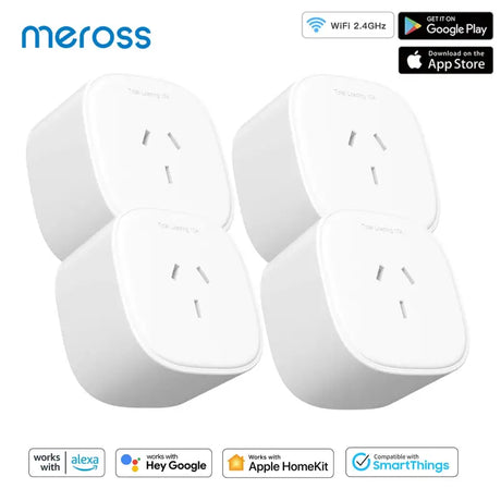 three white smart home wifi systems with a smart home appliance