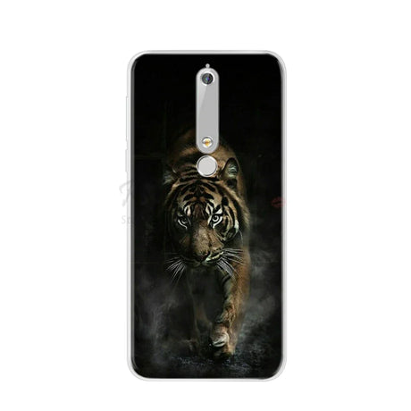 Tiger-themed phone case.