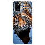 a tiger in the water phone case