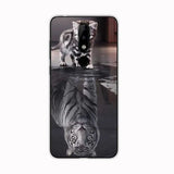 a tiger in the water phone case