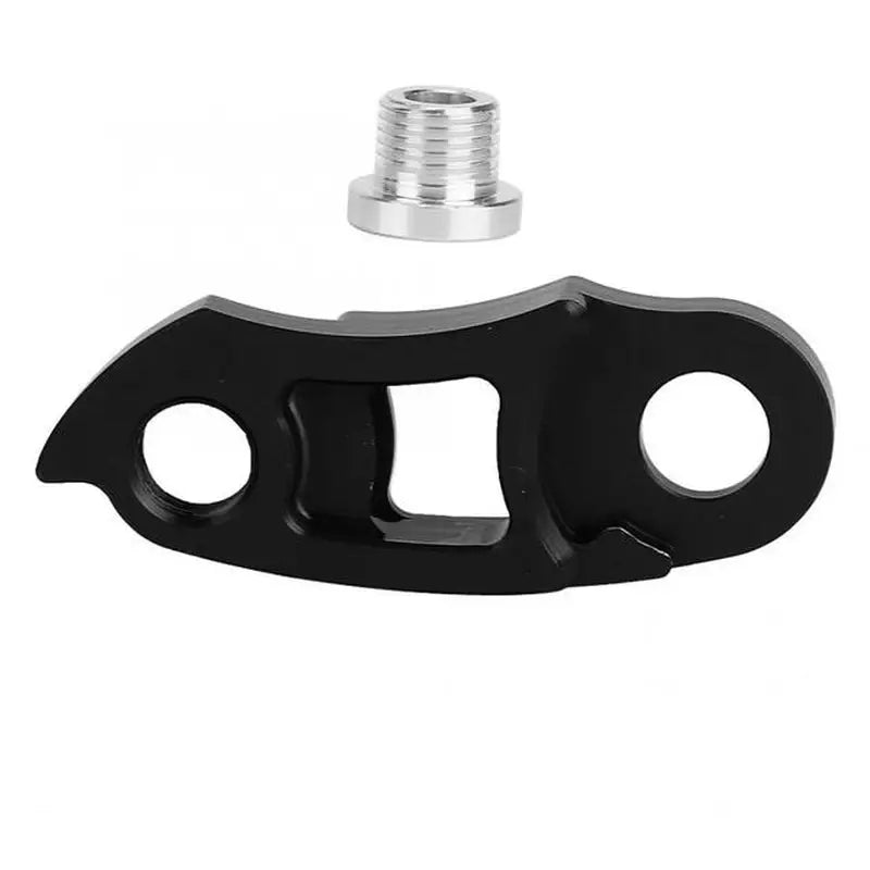 a black aluminum bottle opener with a screw