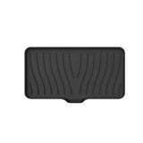 a black rubber mat for a car