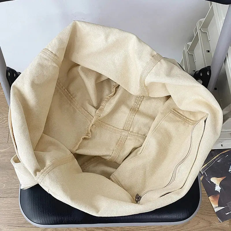 a chair with a bag on it