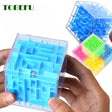 someone is holding a small plastic maze in their hands