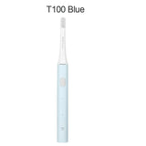 A toothbrush with the text’t10 blue ’