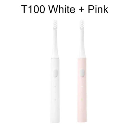 A toothbrush and a toothbrush with the words to white and pink