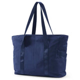the tote bag in navy
