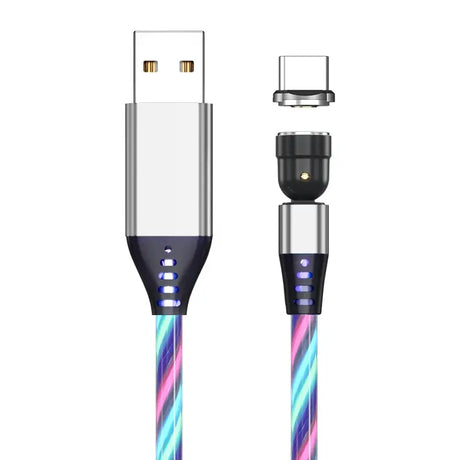 the usb usb cable is shown with a colorful design