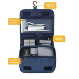 the travel toilet bag with compartments