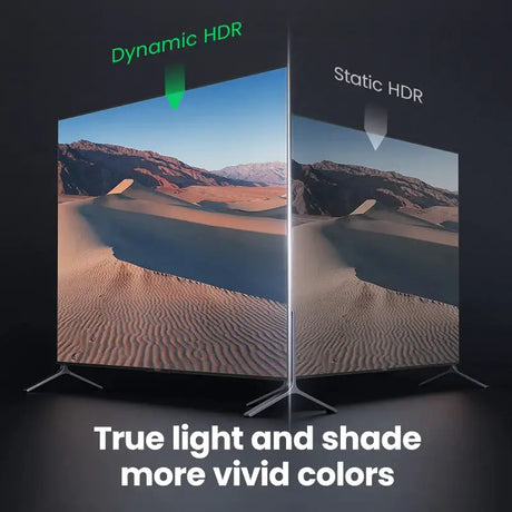 A tv screen with the words’true light and shade ’