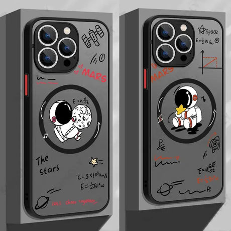 two black speakers with graffiti on them