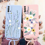 two cases with flowers on them
