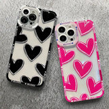 Two cases with hearts on them