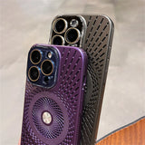 Two decorative phone cases.