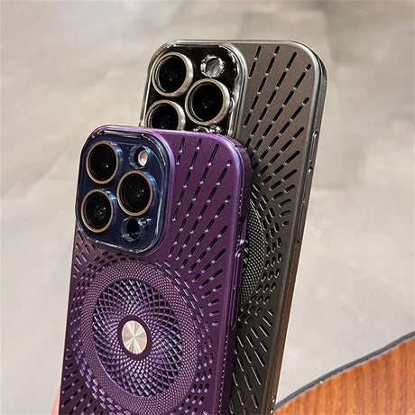 Two decorative phone cases.