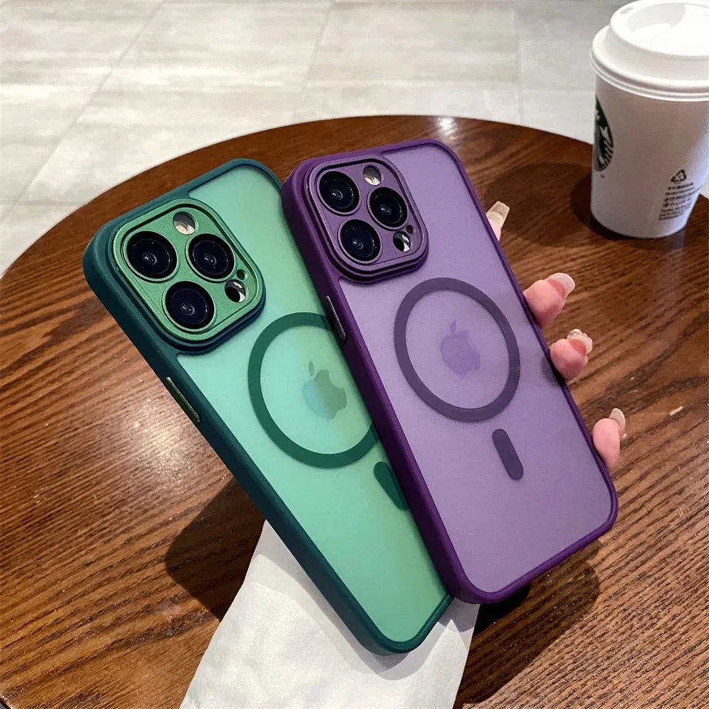 Two iPhone cases with MagSafe.