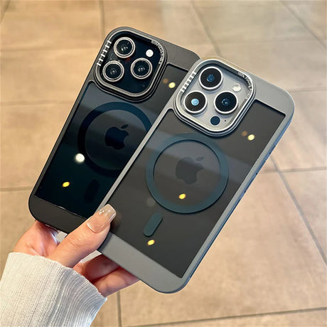 Two iPhone cases with MagSafe compatibility.