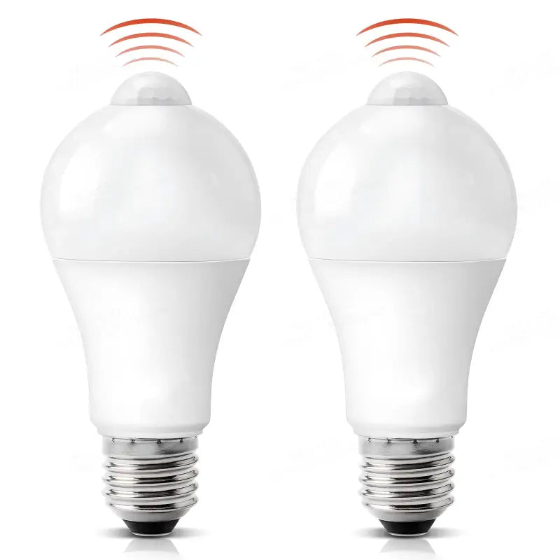 Two light bulbs with one light on the other