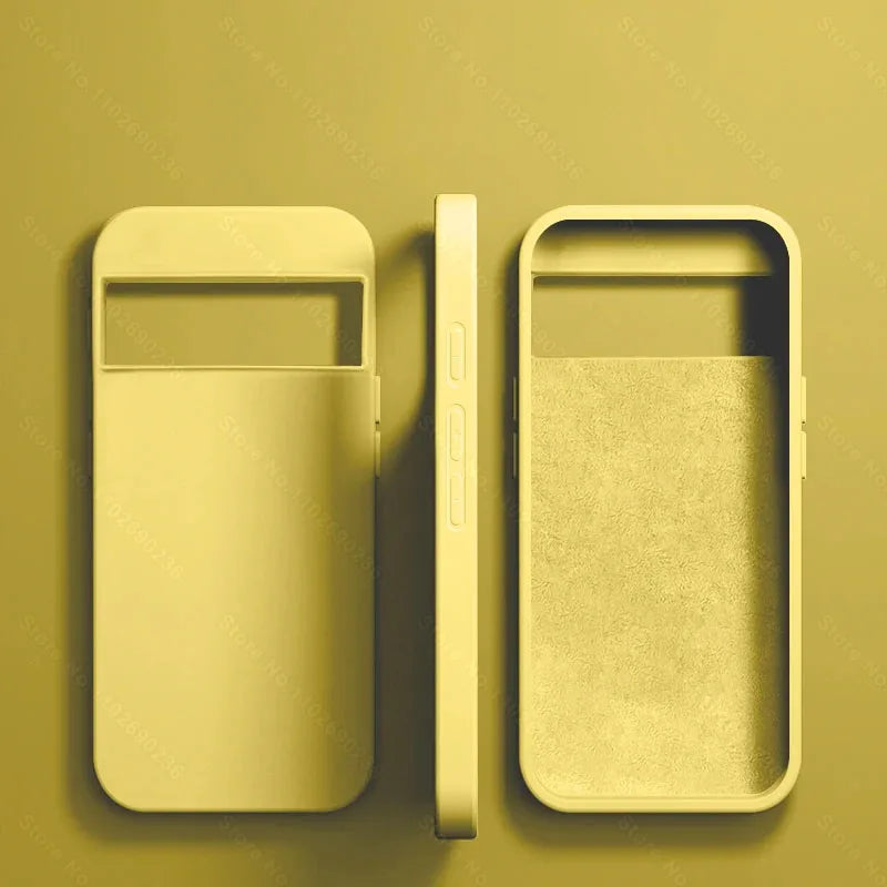 Two rectangular phone cases or protective covers with rounded corners.