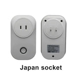 two white electrical outlets with a japanese text on them