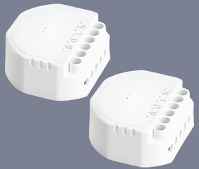 two white smoke detector smoke detectors with the text apple home not supported