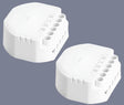 two white smoke detector smoke detectors with the text apple home not supported