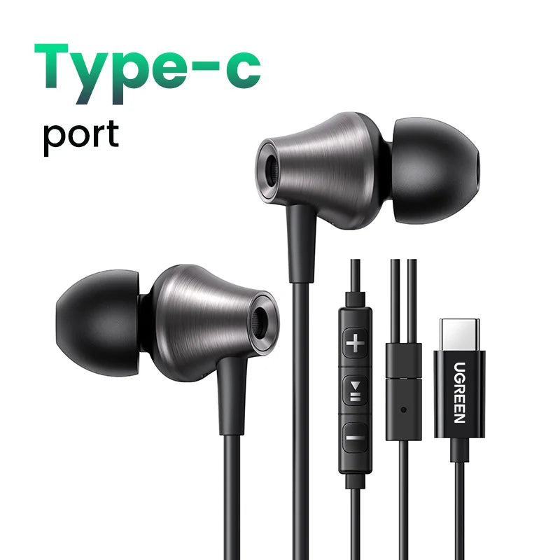 Type-C port earphones.