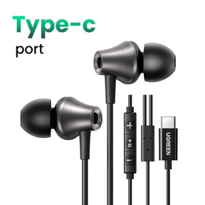 Type-C port earphones.