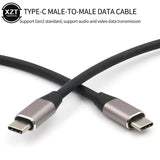 type c male to male cable