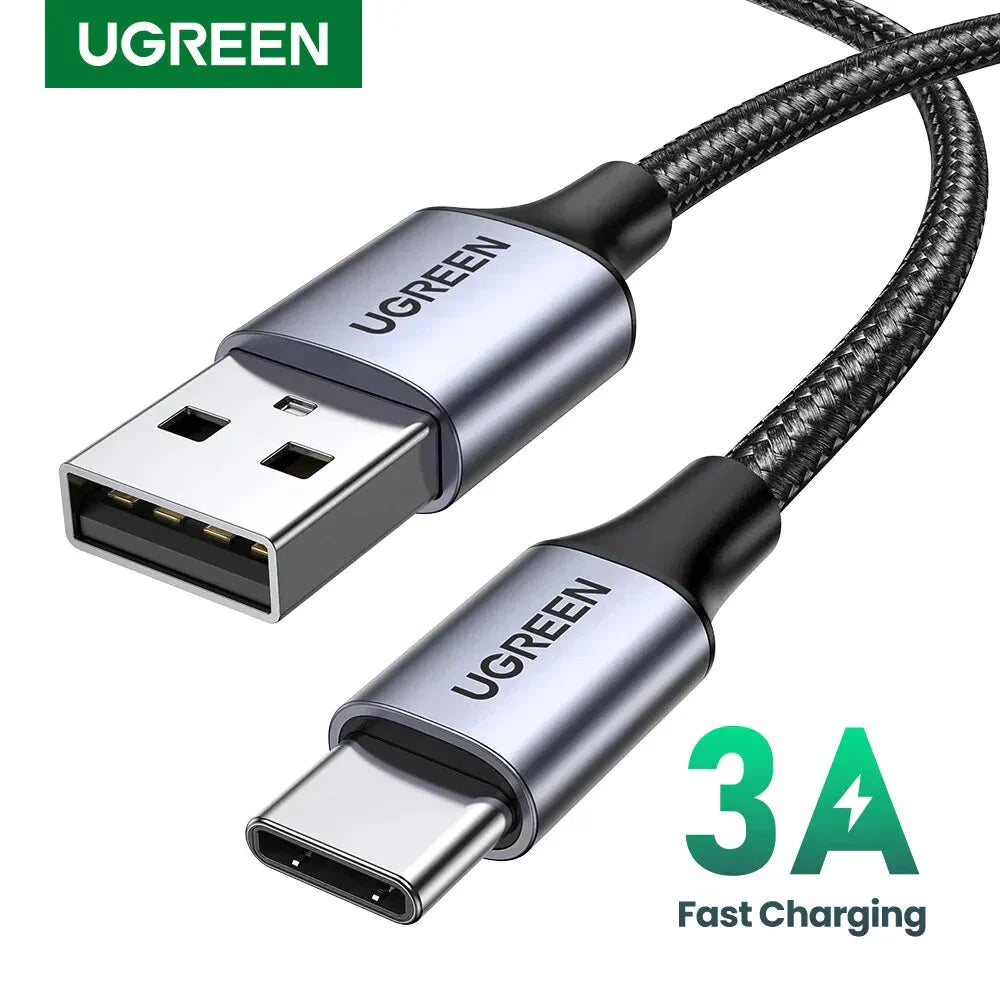 Ugreen 3 in 1 fast charging cable for iphone and android