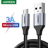 Ugreen 3 in 1 micro usb cable for iphone and android