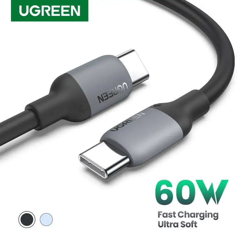 Ugreen 60w fast charging usb cable for iphone and android