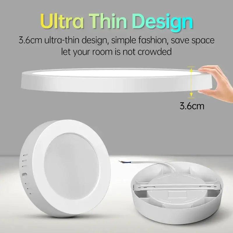 the ultra thin design is a smart light that can be used to light up the room
