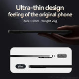 The ultra thin phone is being displayed in a promotional advertisement