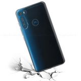 Coque de protection souple ultra fine et transparente en TPU pour Motorola Moto One 5G Fusion Plus Macro Vision