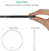 Ultra-thin wireless charging pad for electronic devices.