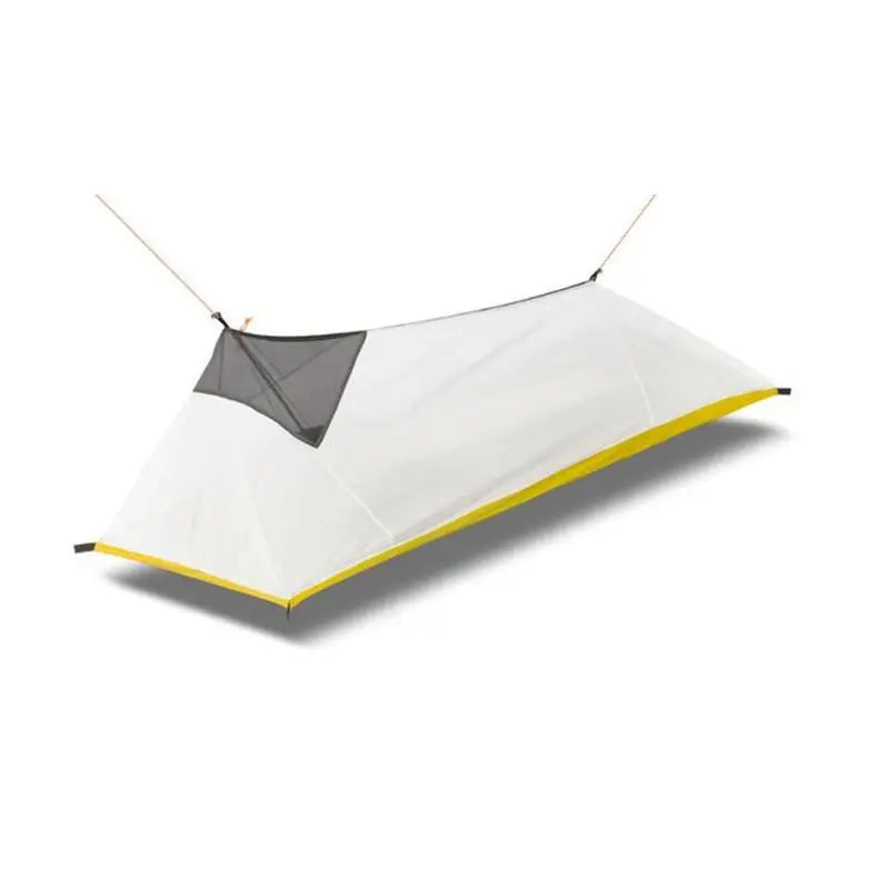 the north face tent with the tare attached