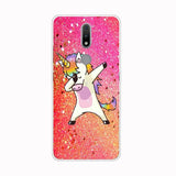 unicorn glitter phone case