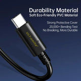 a usb cable with the words’quality’on it