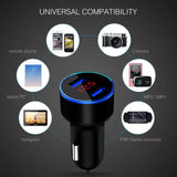 universal car charger with dual usb port