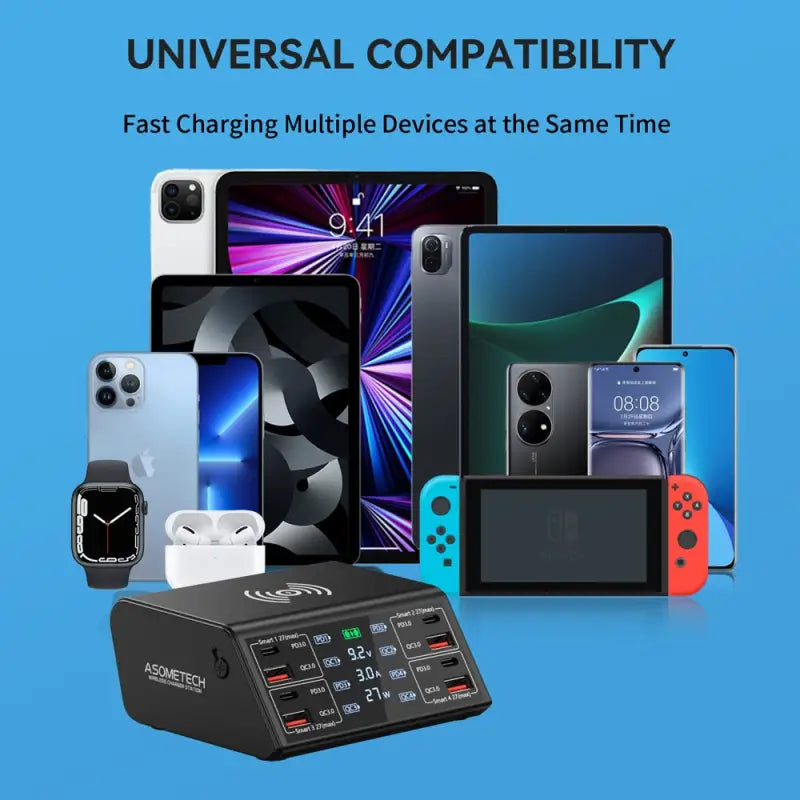 a variety of devices with the text universal compatibility